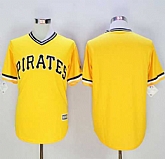 Pittsburgh Pirates Customized Men's Gold New Cool Base Stitched Jersey,baseball caps,new era cap wholesale,wholesale hats